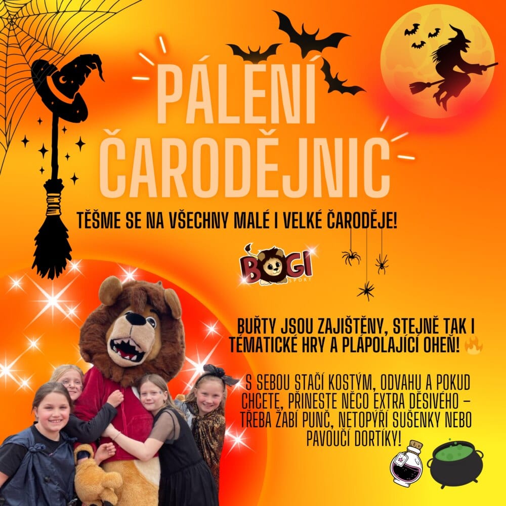 Přijďte na BOGI pálení 🧙♀️🔥 čarodějnic 2025!